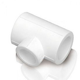 Тройник переходной 140*50*140 PN 10 PPRC FD_БЕЛЫЙ